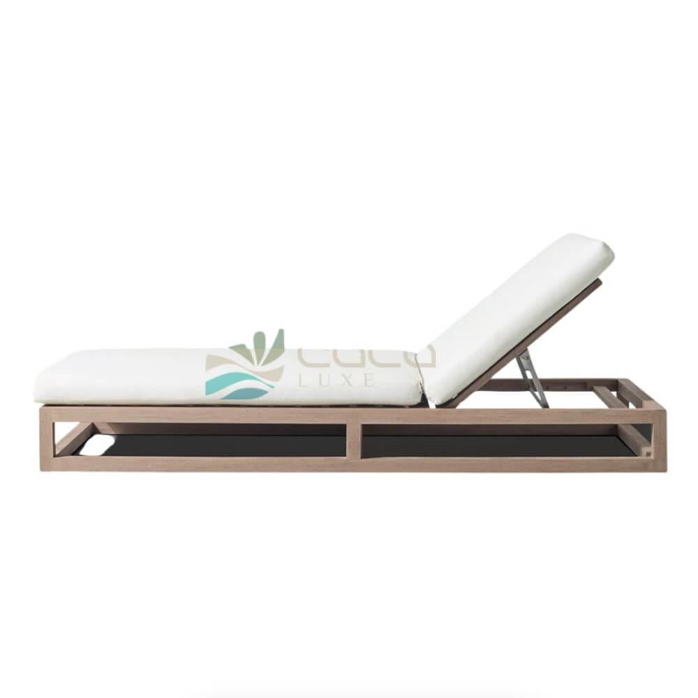 เตียงริมสระเบาะผ้า COCOLUXE AQUA HEAVEN WOOD